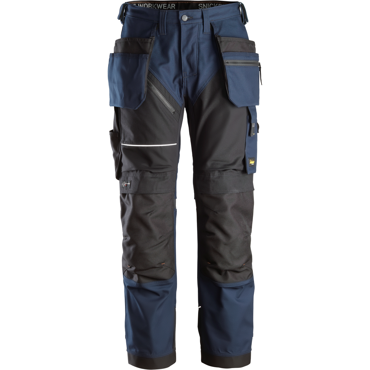 Snickers 6214 Canvas+ Work Trousers with Holster Pockets Navy/Black