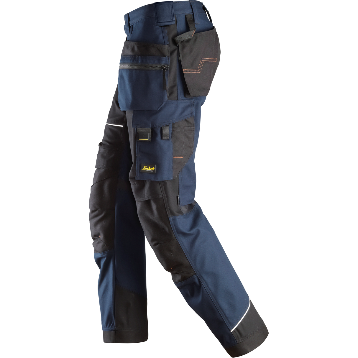 Snickers 6214 Canvas+ Work Trousers with Holster Pockets Navy/Black