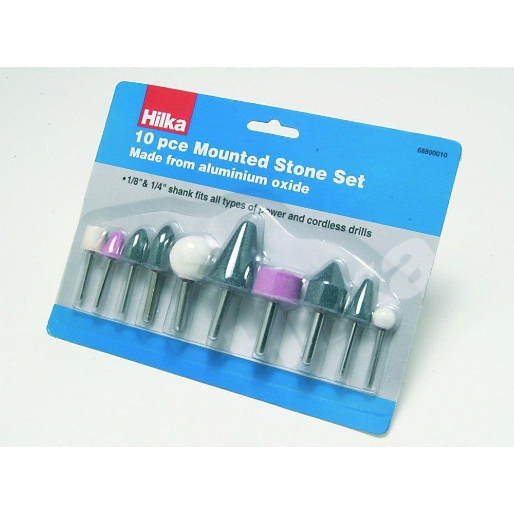 Hilka Mounted Stone Set - 10PC