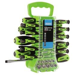 Draper Screwdriver Hex Key & Bit Set - 49PC Blue