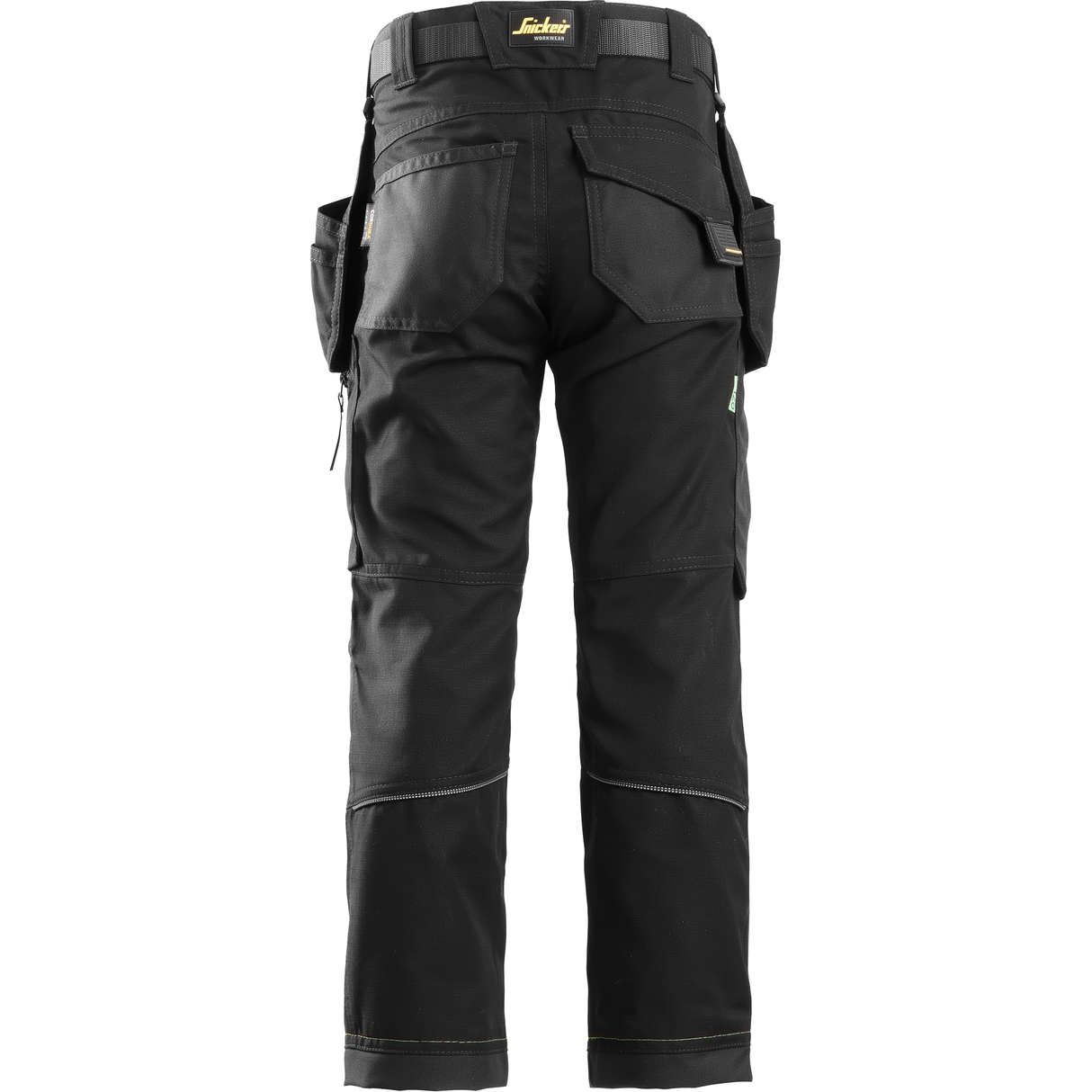 Snickers Workwear 7505 Junior Trousers Black Rear View