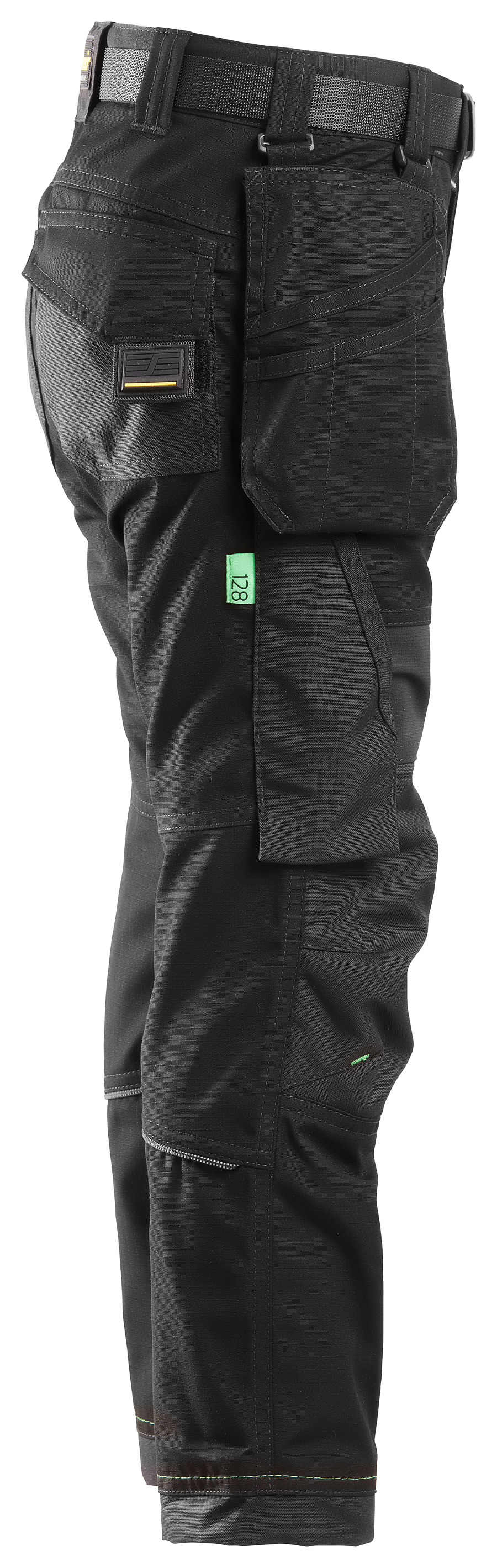 Snickers Workwear 7505 Junior Trousers Black Side View