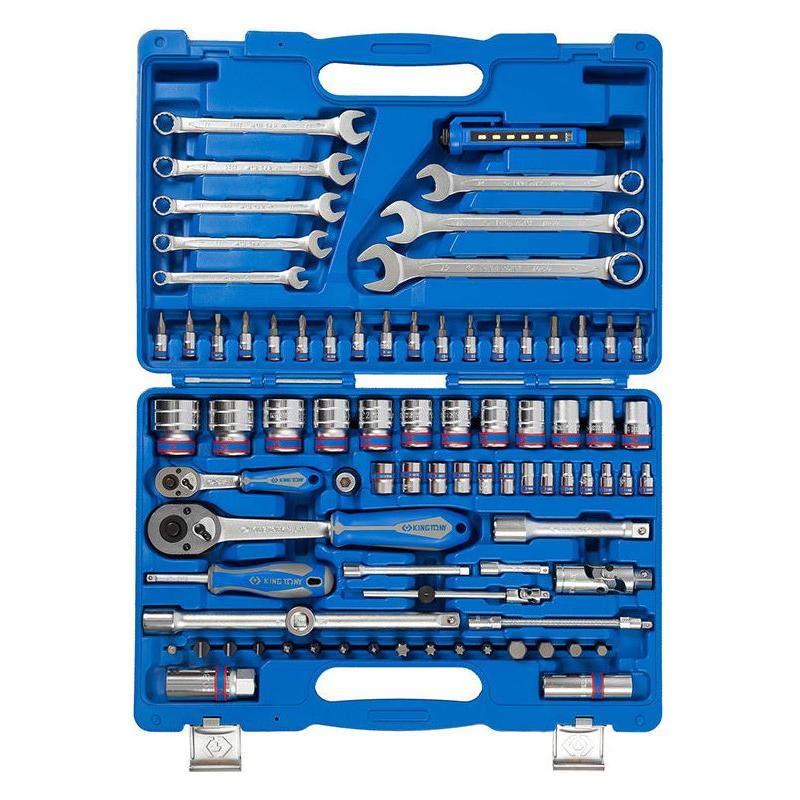 King Tony 7582MR Socket & Spanner Set 1/4D 1/2D 83pc