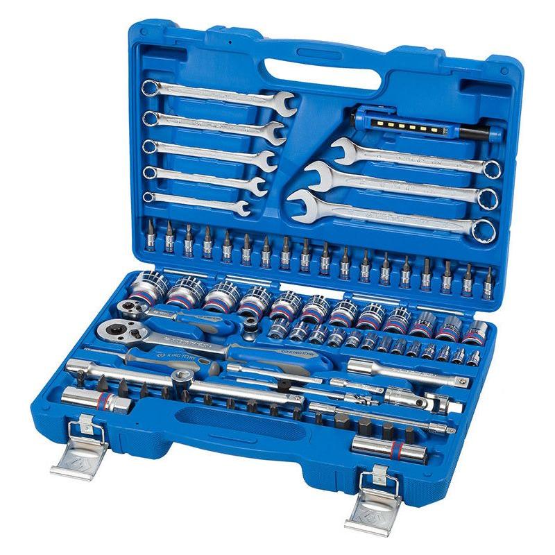 King Tony 7582MR Socket & Spanner Set 1/4D 1/2D 83pc