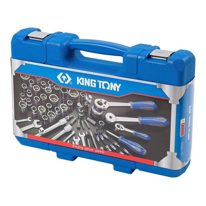 King Tony 7582MR Socket & Spanner Set 1/4D 1/2D 83pc
