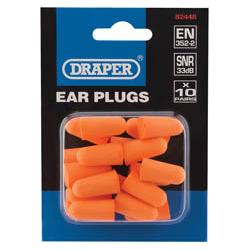 Draper Ear Plugs - 10Pr