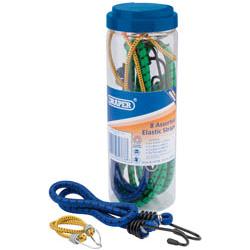Draper Assorted Bungees 8PC