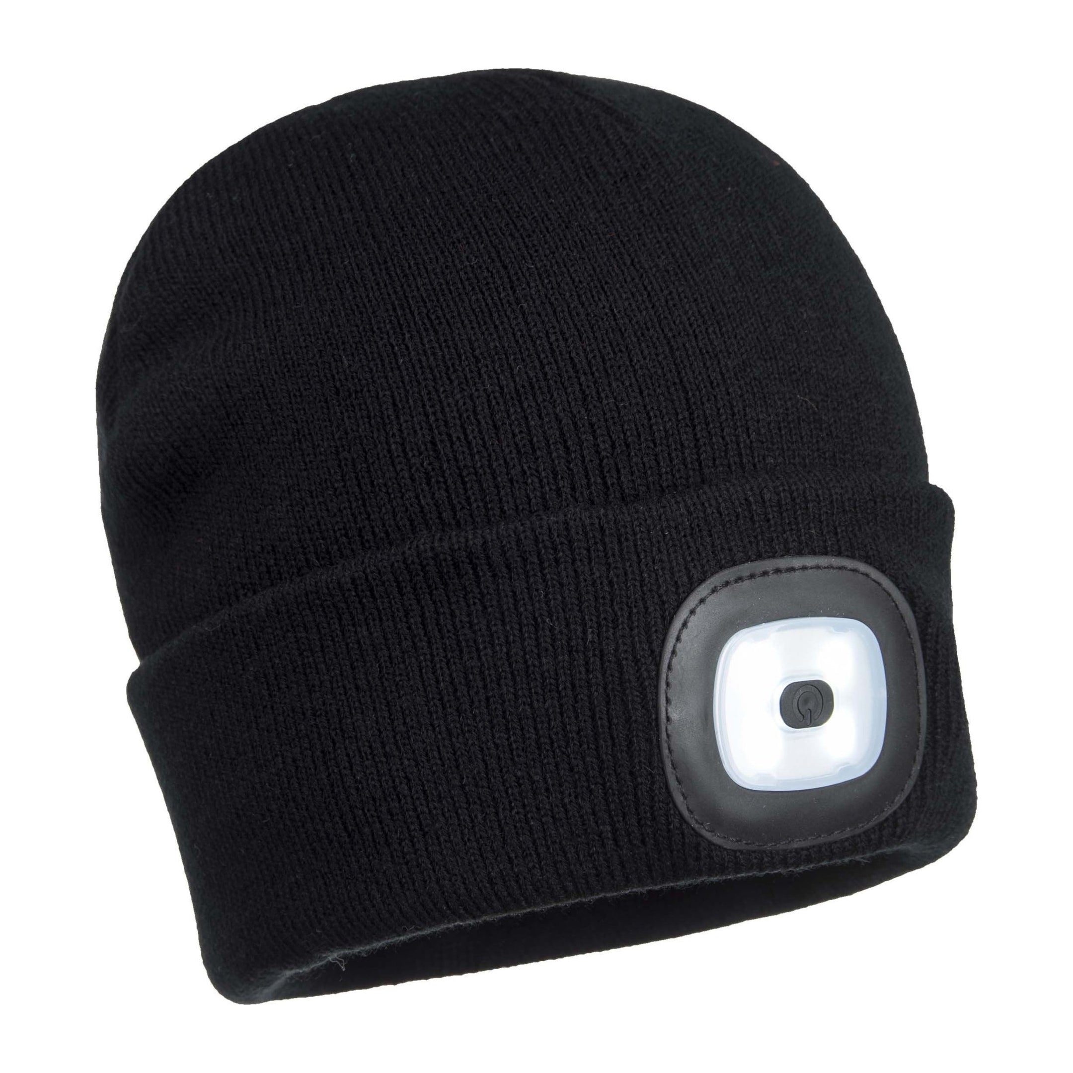 B029 Beanie LED Head Light USB Rechargeable Black Portwest at Ted Johnsons