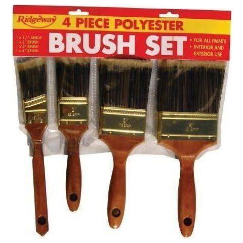 Fleetwood Paintbrush Set 4PC Ridgeway