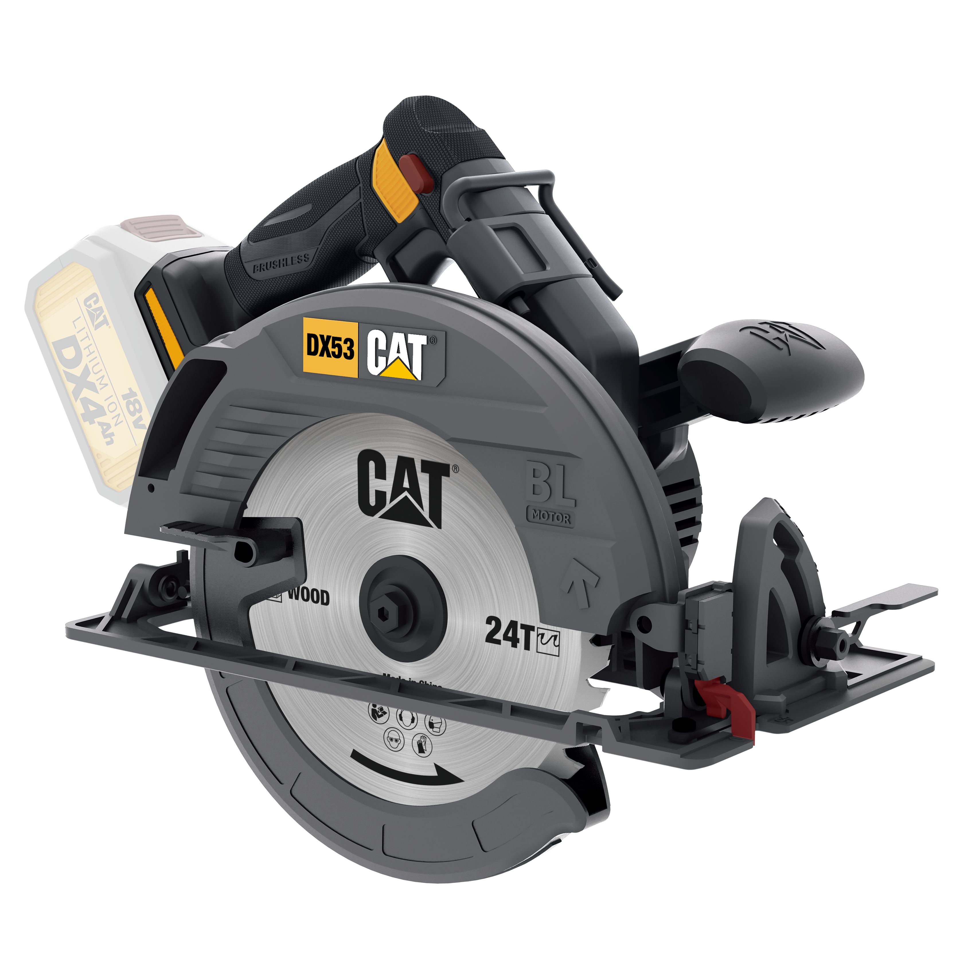 CAT DX53B 18V 185mm Circular Saw - Bare Unit