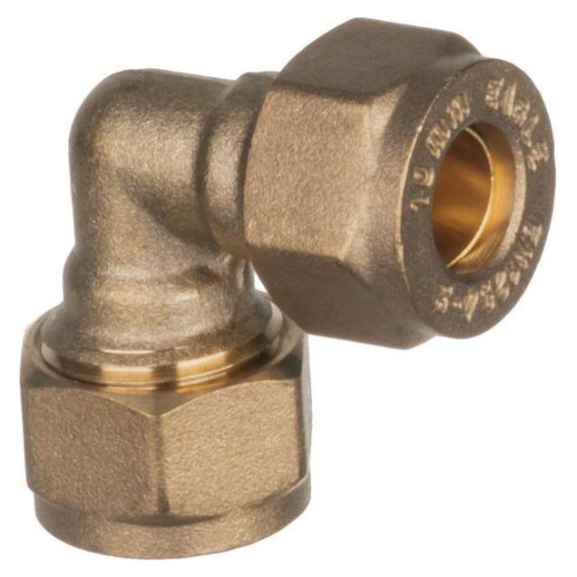 EasiPlumb Elbow 10mm Brass Comp 615