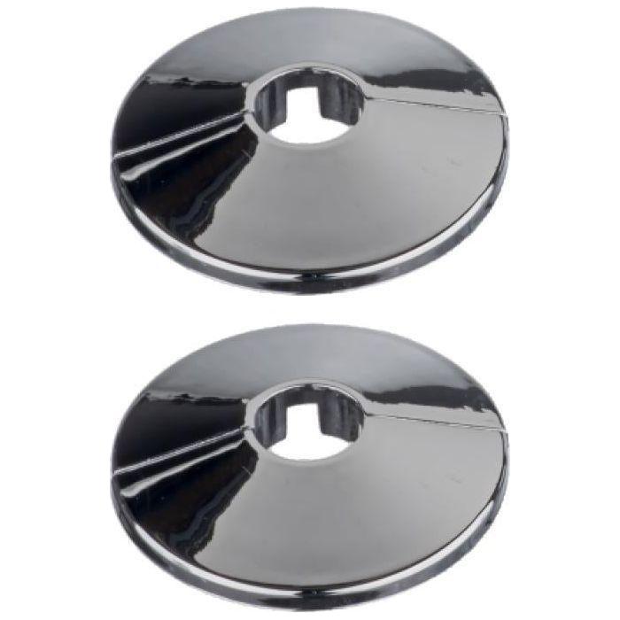 EasiPlumb Trim Hole Pipe Covers 1/2in (2) Chrome
