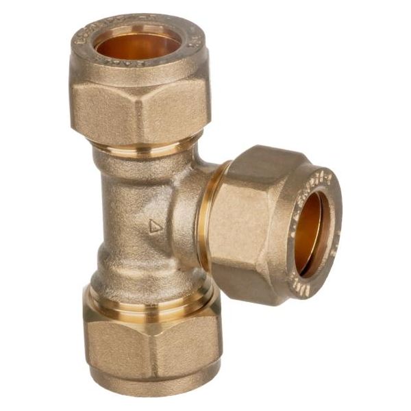 EasiPlumb Equal T Piece 15mm Comp 618