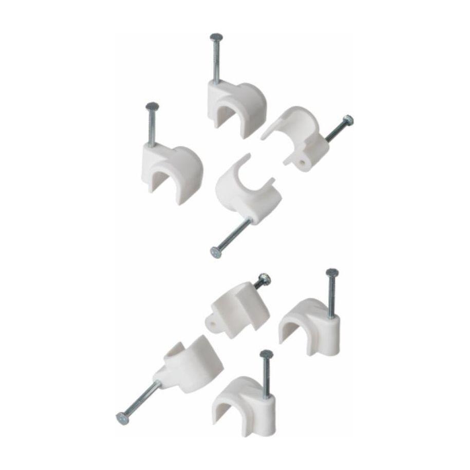 EasiPlumb Pipe Clip 1/2in Pvc Nail On (8)