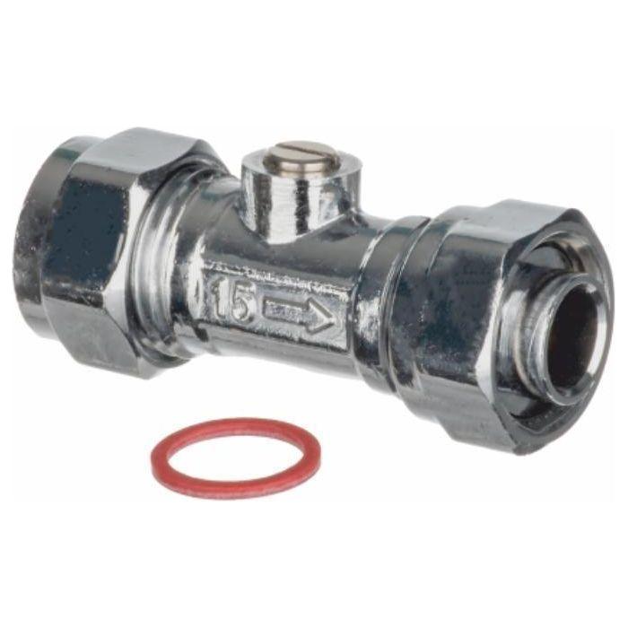 EasiPlumb Isolation Service Valve 1/2in Straight
