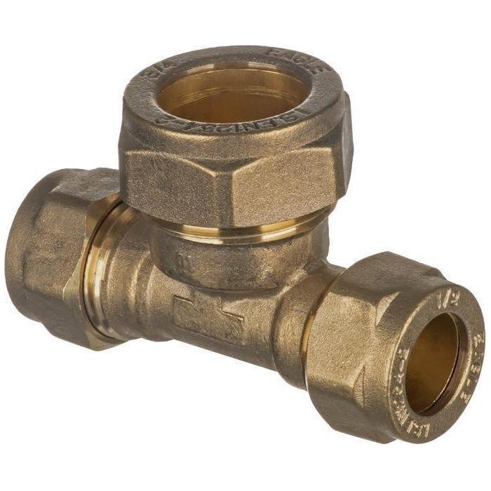 EasiPlumb Unequal T Piece 1/2X1/2X3/4in Comp 318