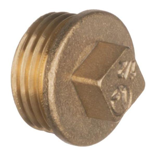 EasiPlumb Blank Plug 34BSPM Brass 074