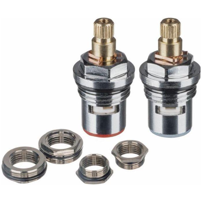 EasiPlumb 3/4in Replacement Ceramic Disc Valve Set Sink Bath