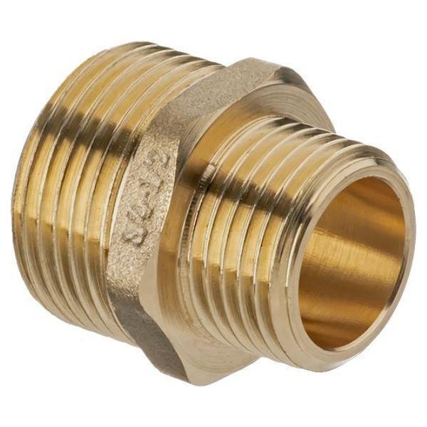 EasiPlumb Nipple Hex 38X18BSP Brass 073 Reducing