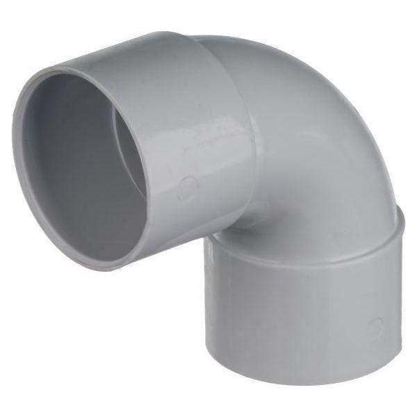 EasiPlumb 40mm White Waste Swept Bend
