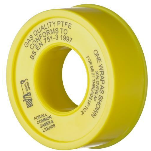 EasiPlumb Ptfe Tape (Gas) Yellow