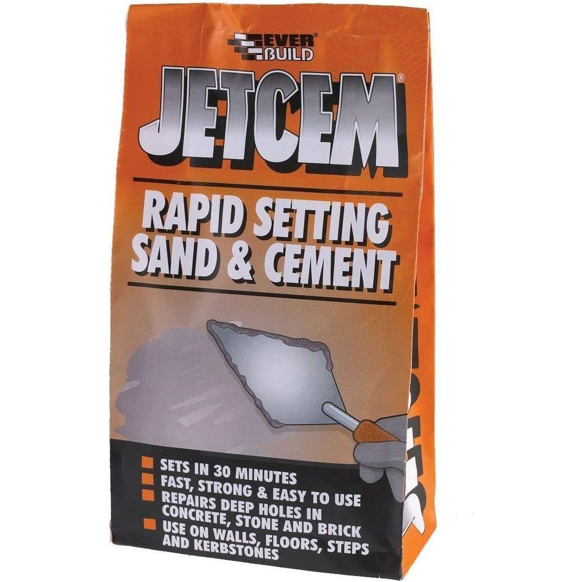 Everbuild Sand&Cement Mix Jetcem Rapid Set - 6Kgs