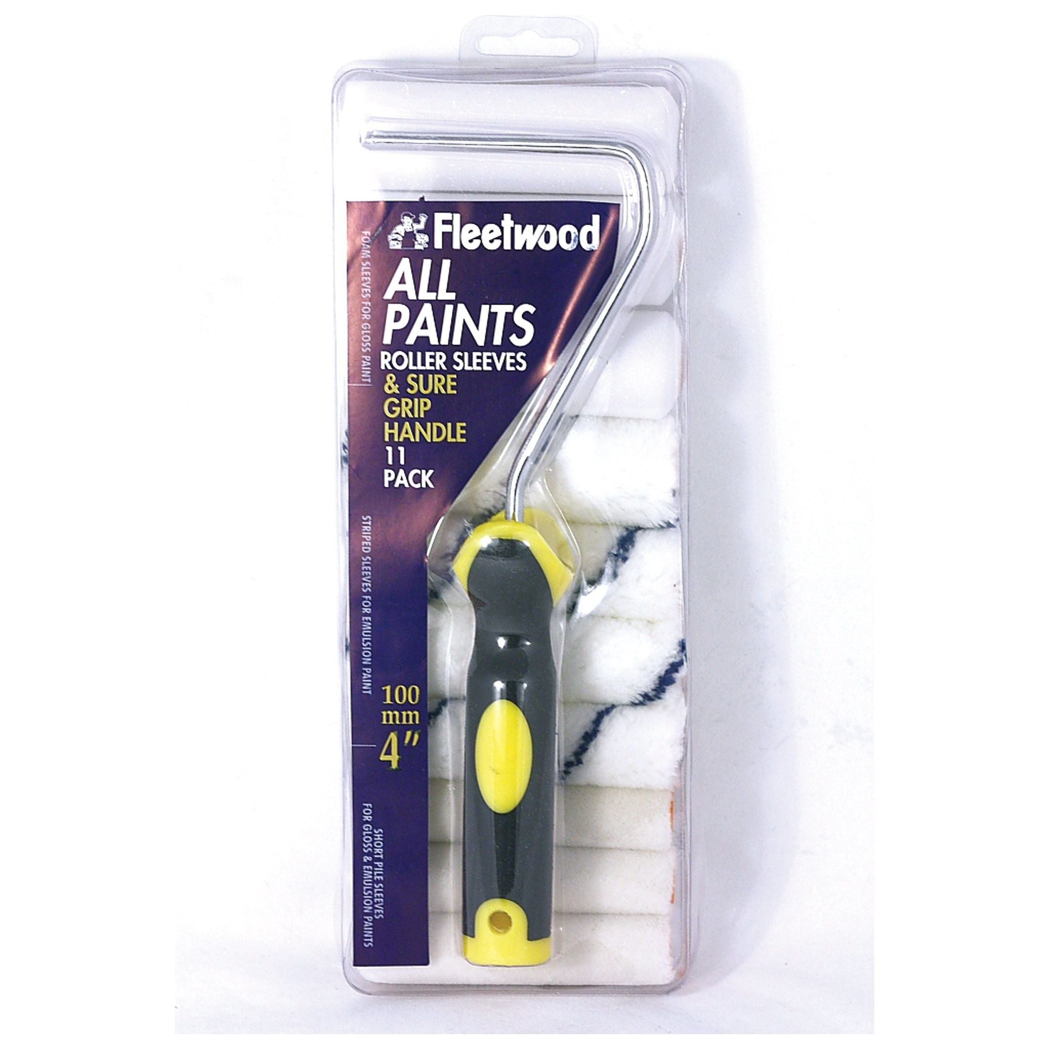 Fleetwood Rollers-4In All Paints Set 11PC Fleetwood