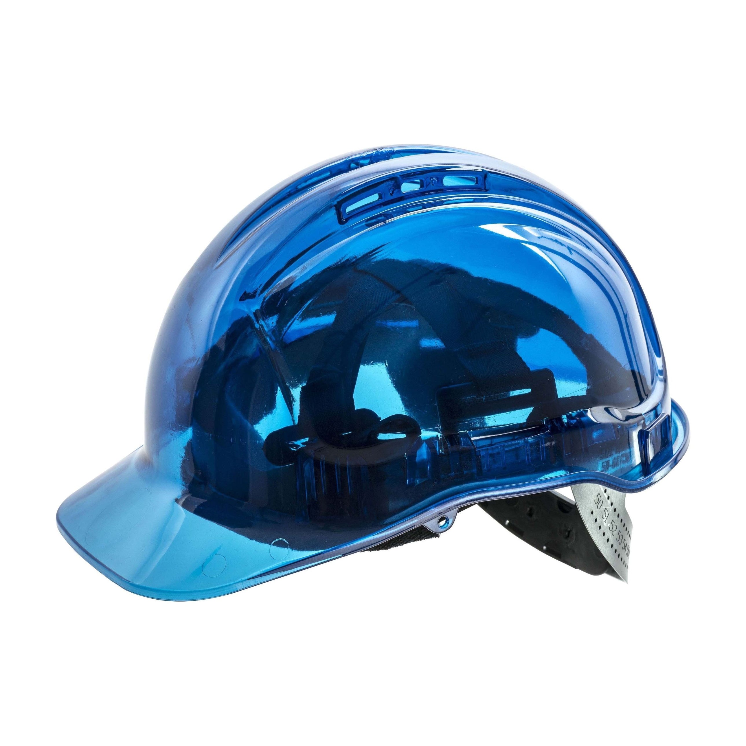 PV50 Peak View Hard Hat Vented Blue Portwest at Ted Johnsons