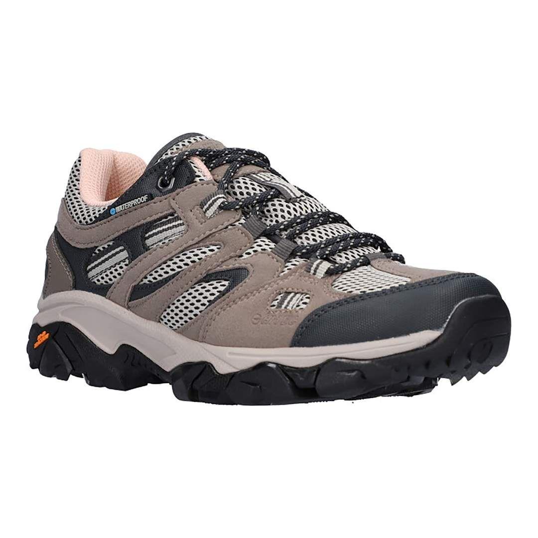 Hi-Tec Ravus Vent Lite Low WP Walking Shoe Taupe/Grey Womens