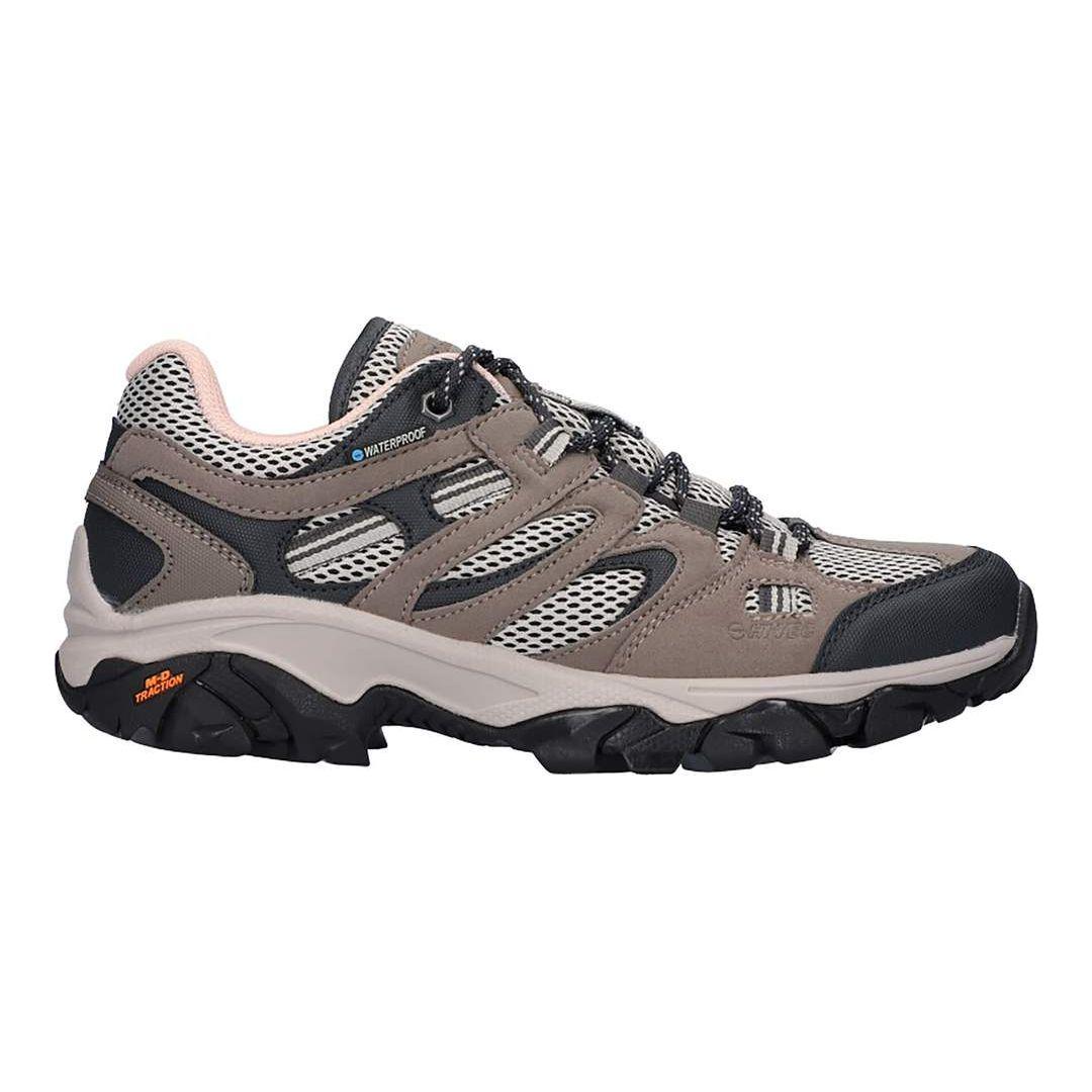 Hi-Tec Ravus Vent Lite Low WP Walking Shoe Taupe/Grey Womens