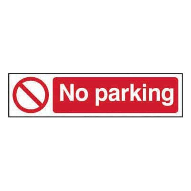 No Parking Sign 200x50mm