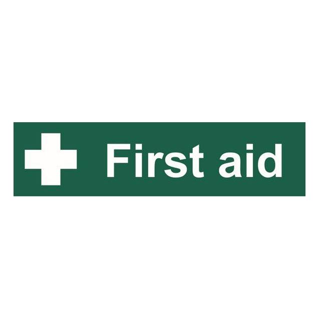 First aid Sign 200x50mm