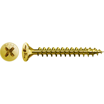 Spax 4mm Universal Woodscrew Yellow