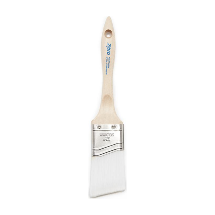 Zibra Long Handled Angled Paint Brush 2in