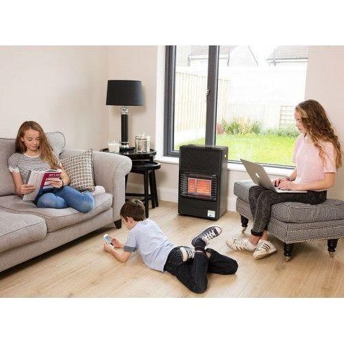 Superser Gas Heater Black