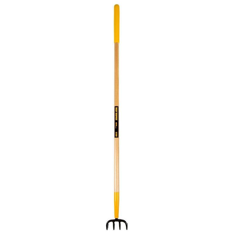 True Temper Cultiavator 4 Prong Long Wood Handle