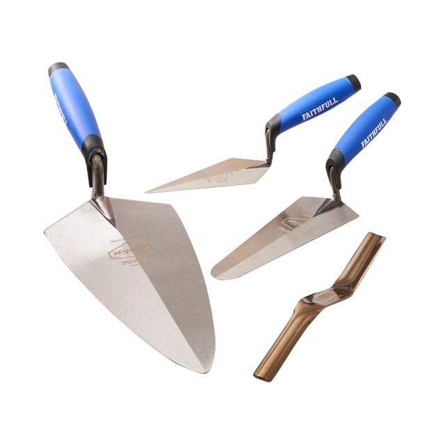 Faithfull Professional Brick Trowel Set