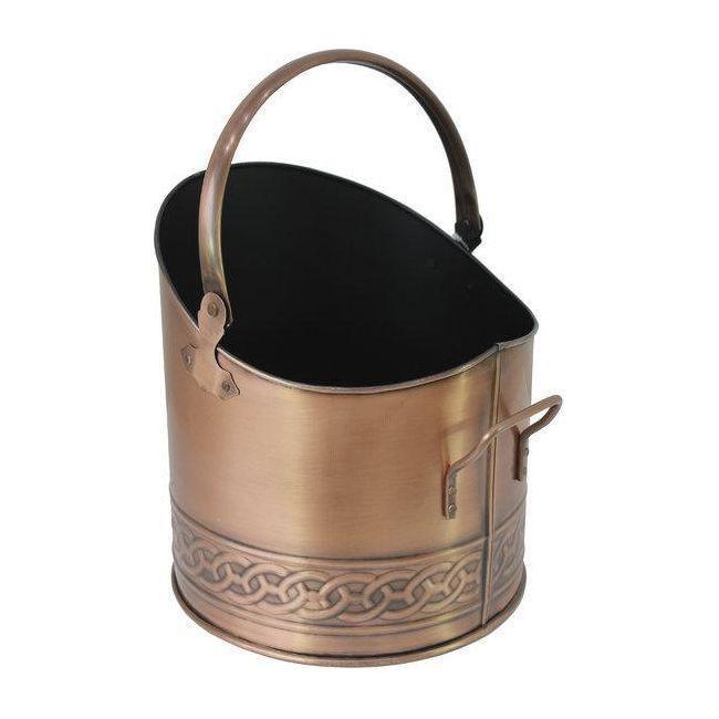 Home Collection Half Coal Hod - Copper Celtic Band