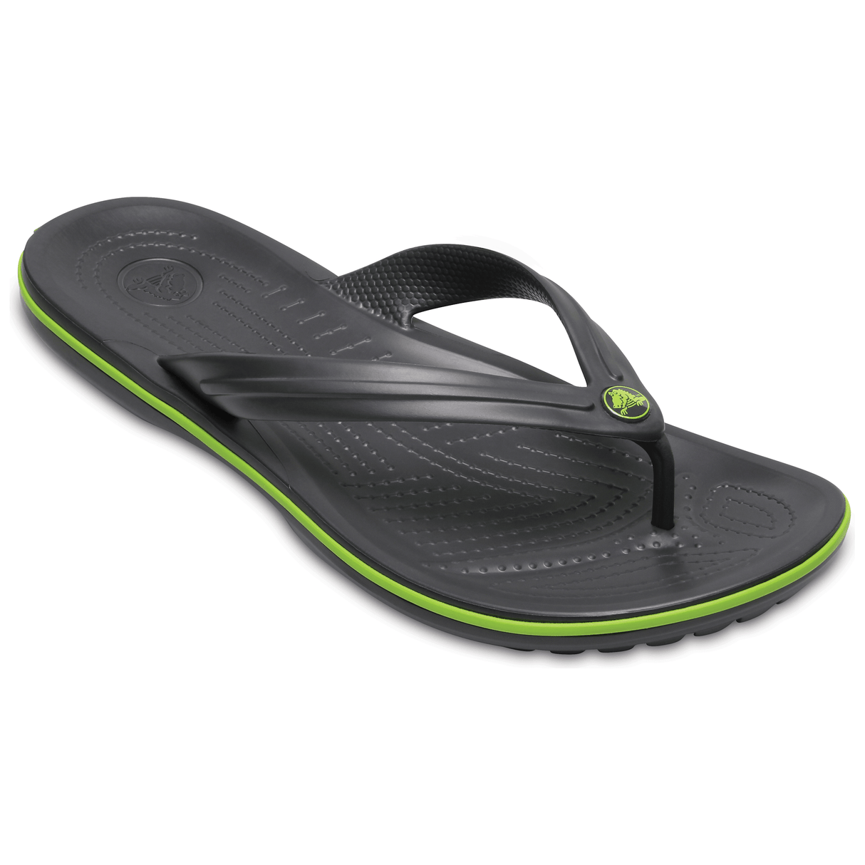 Crocs Crocband™ Flip Graphite/Volt Green