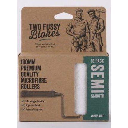 Two Fussy Blokes Rollers-4in Microfibre 10mm 10pk