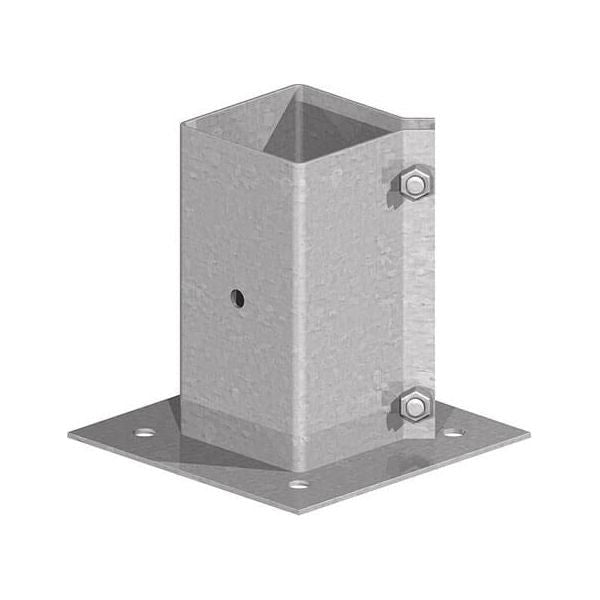 Gatemate - Post Support-Bolt Down 3X3 GLV