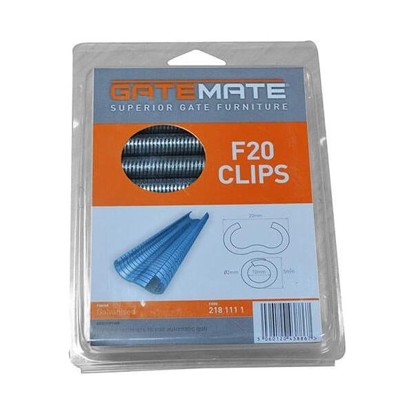 Gatemate - F20 Hog Ring Clips PK1000 GLV Blister Pack