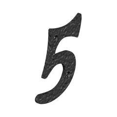 Gatemate - Door/House Number-5 Black-75mm