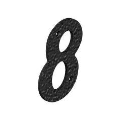 Gatemate - Door/House Number-8 Black-75mm