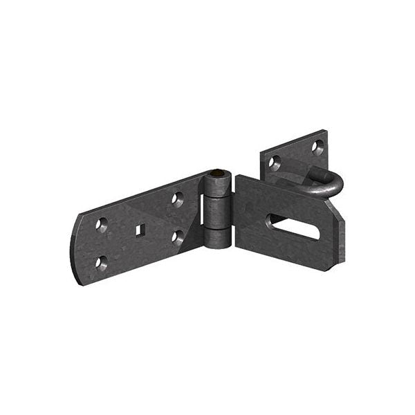 Gatemate - HD Hasp & Staple-8" Black