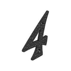 Gatemate - Door/House Number-4 Black-75mm