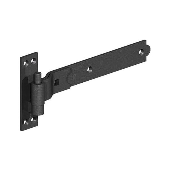 Gatemate - Hook&Band Hinge-14 in Black Cranked (2)