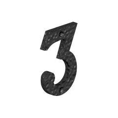 Gatemate - Door/House Number-3 Black-75mm