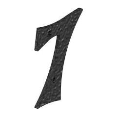 Gatemate - Door/House Number-7 Black-75mm