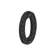 Gatemate - Door/House Number-0 Black-75mm
